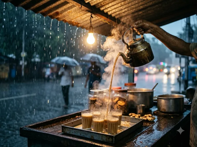 Example image for the Monsoon Chai Stall template